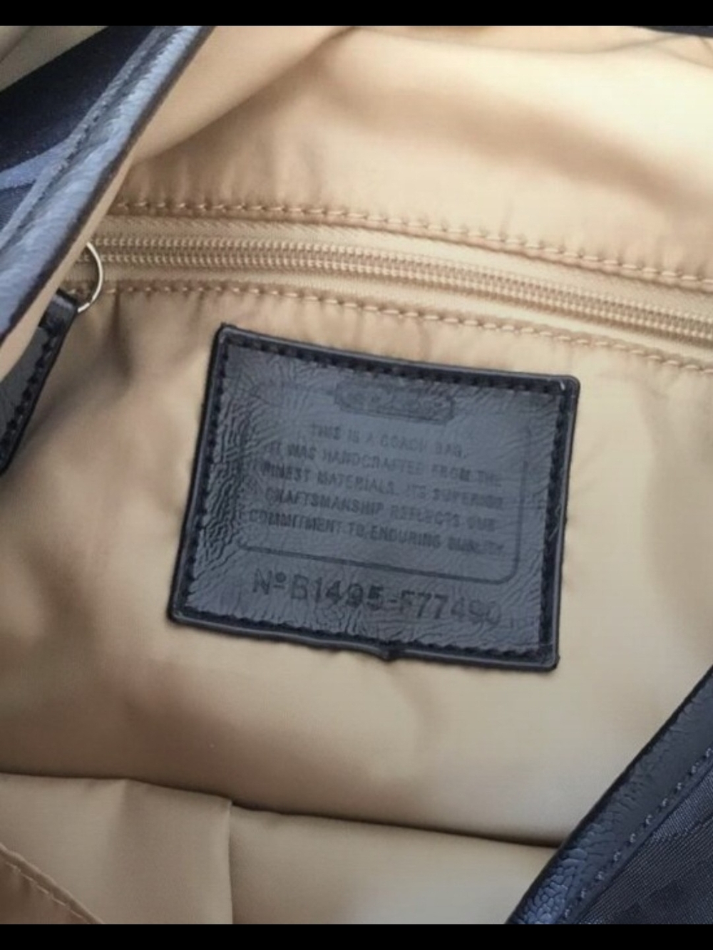 Coach Signature Crossbody Messenger Bag - Picture 9 of 9